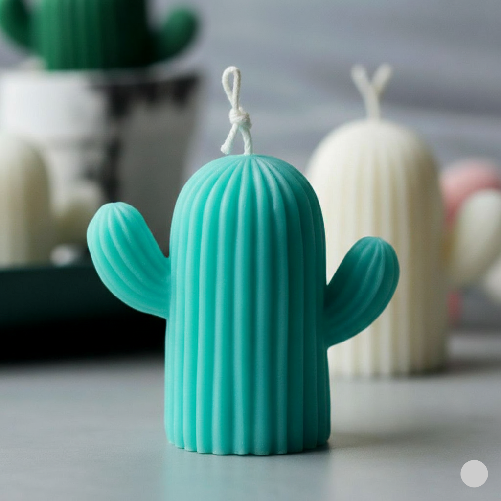 desert Bloom Cactus Candle