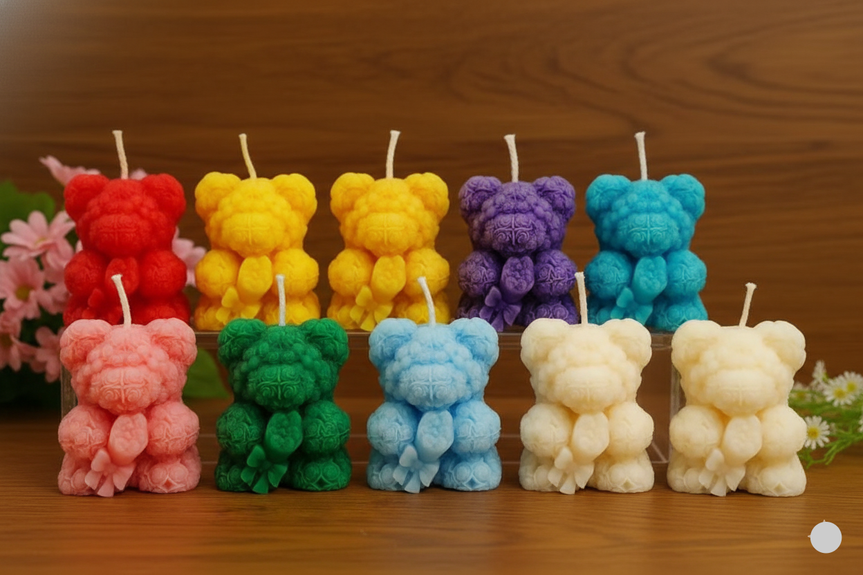 Cuddly Bear Scented Candles