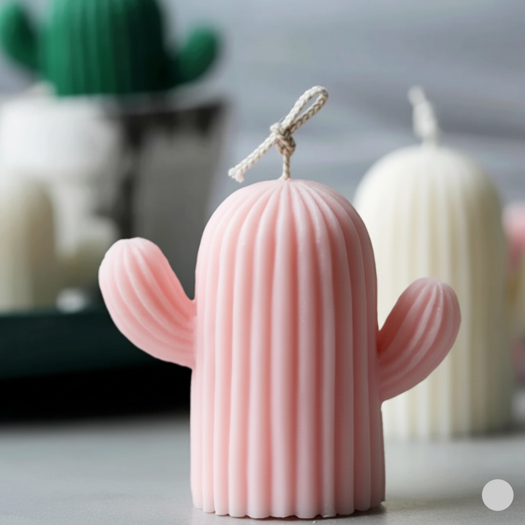 desert Bloom Cactus Candle