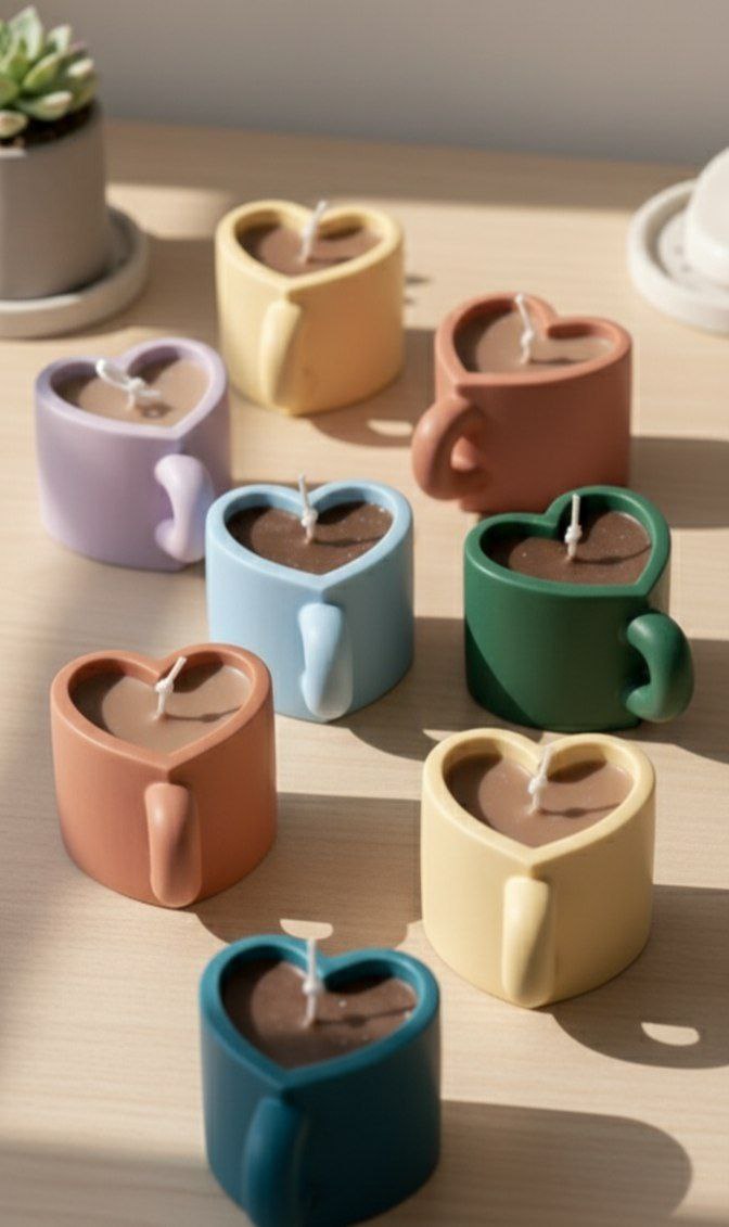 Heart shape Love Candle