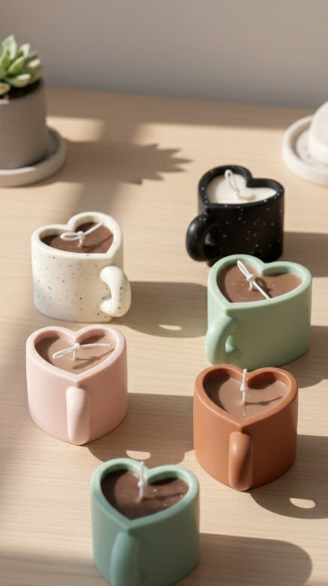 Heart shape Love Candle